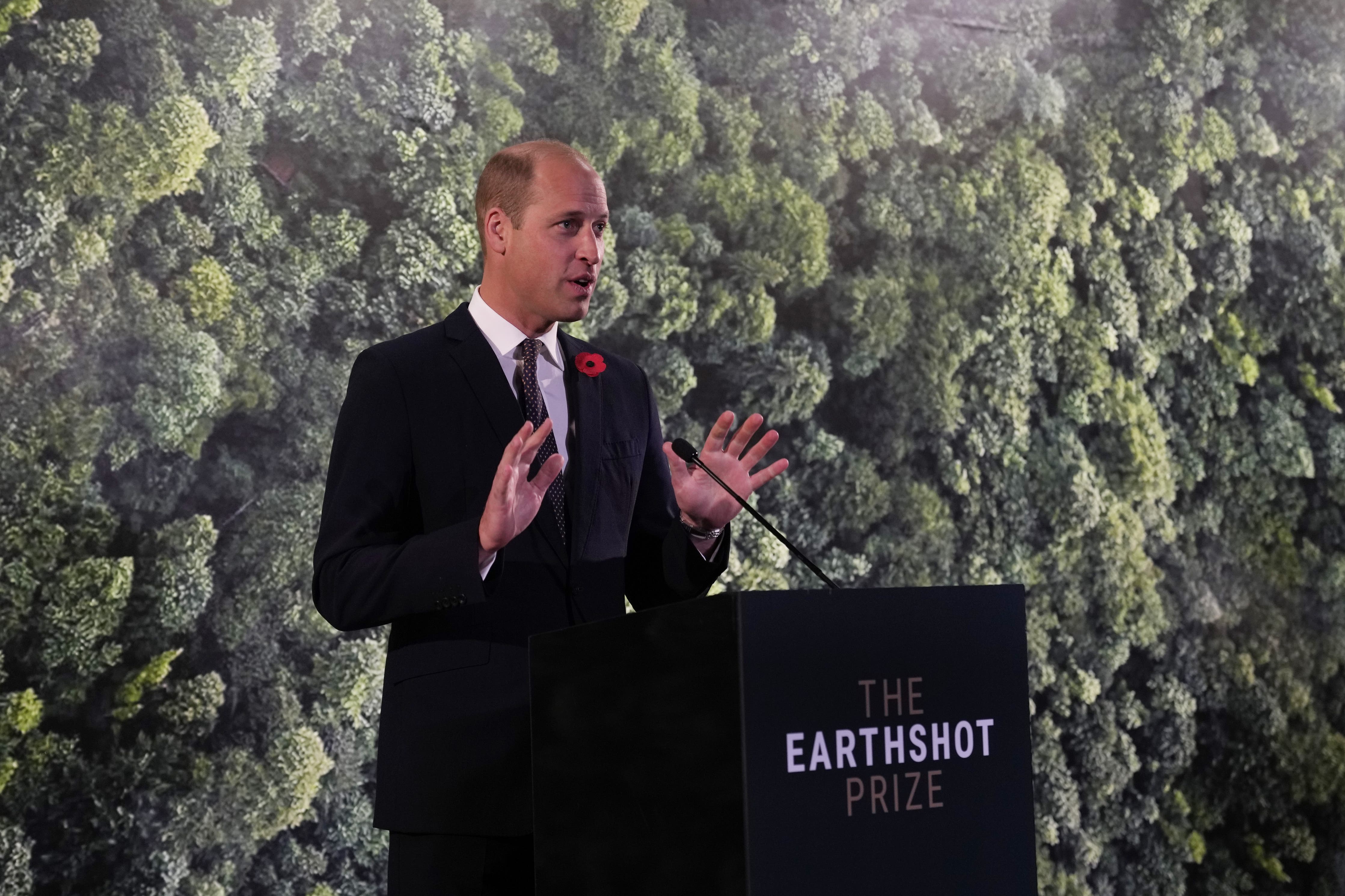 The Prince of Wales whose ambitious 10-year £50 million prize is designed to find solutions to repair and regenerate the earth (Alastair Grant/PA)