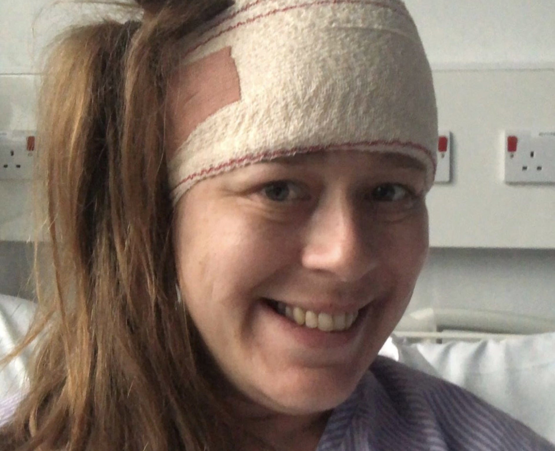 Kaylee Crawshaw recently had a brain tumour removed