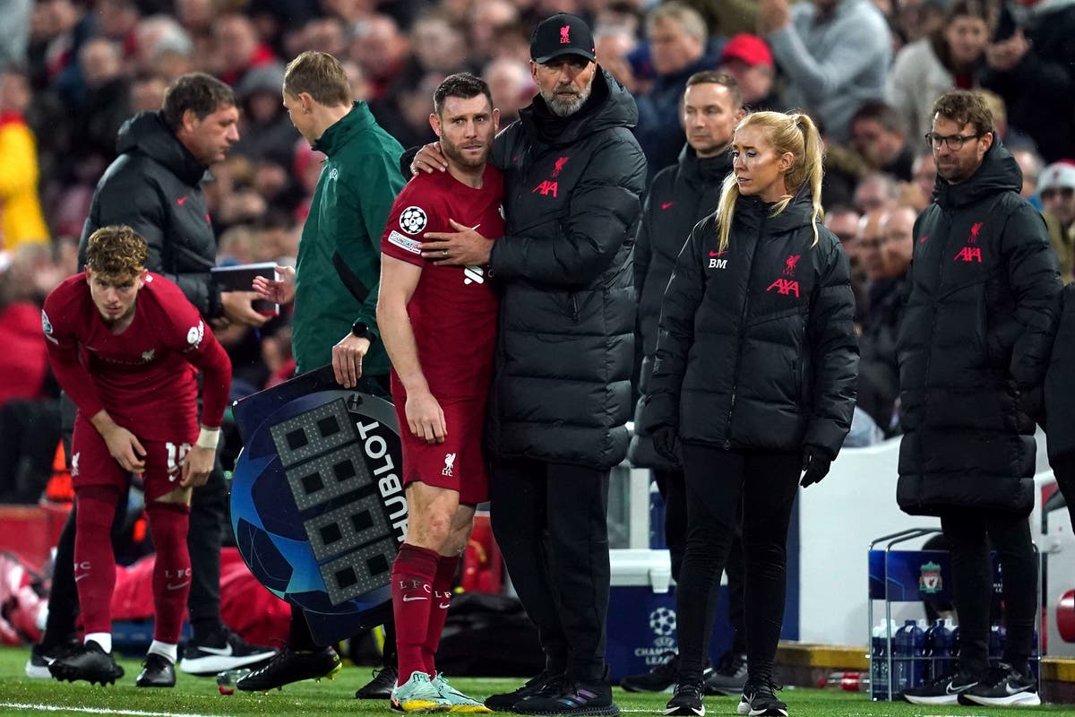 Jurgen Klopp defends Liverpool’s handling of James Milner’s concussion injury