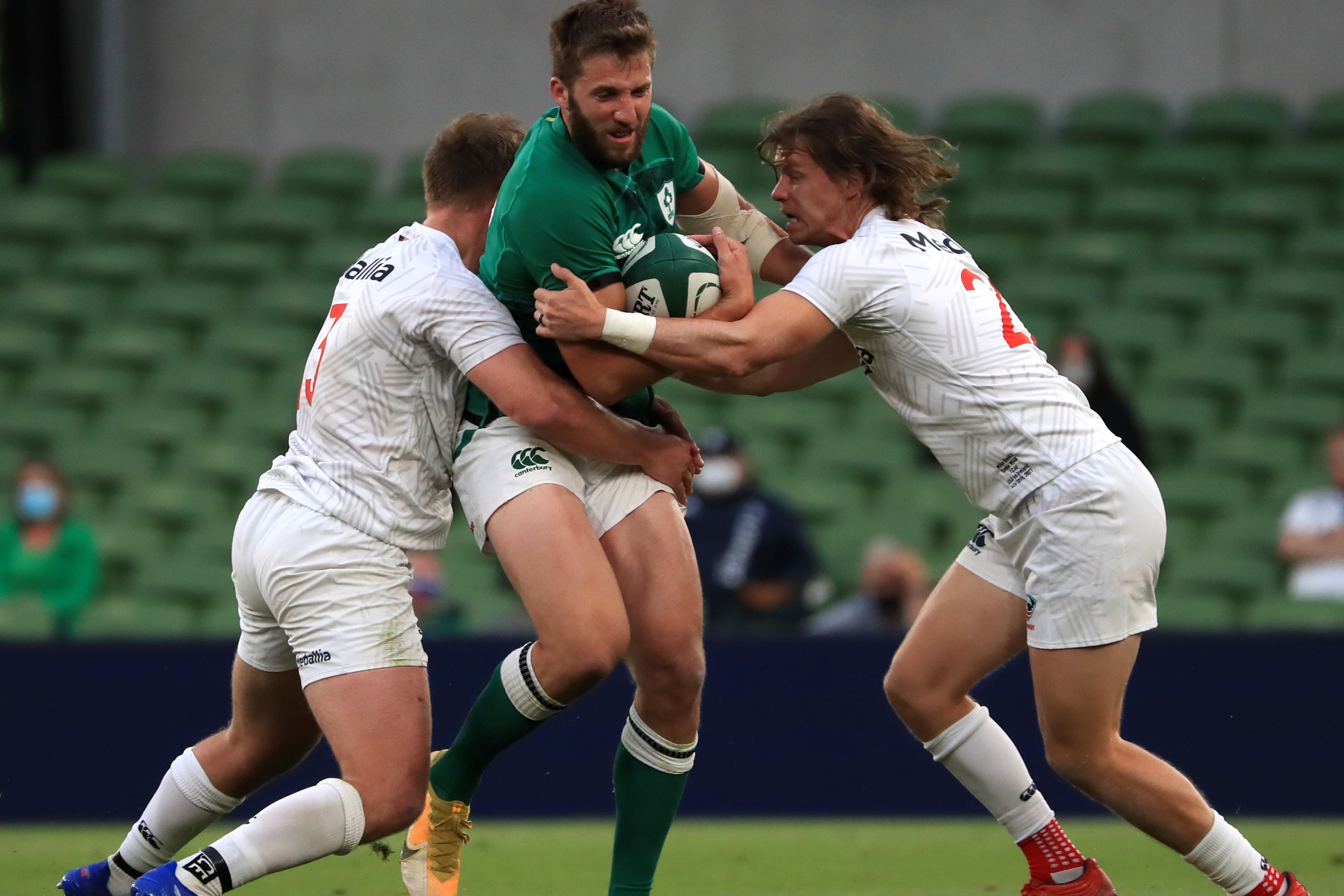 Stuart McCloskey has been restricted to just six Test caps for Ireland (Donall Farmer/PA)