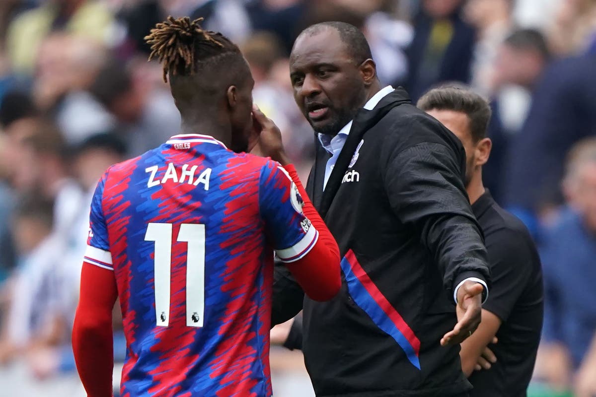 Crystal Palace won’t be distracted by Wilfried Zaha speculation, Patrick Vieira insists