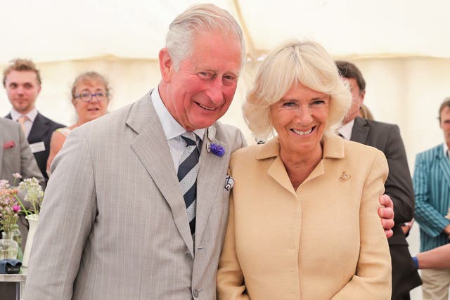 <p>The King and Queen Consort in 2019</p>