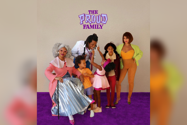 <p>Beyoncé’s family dressed as ‘Proud Family’ for Halloween</p>