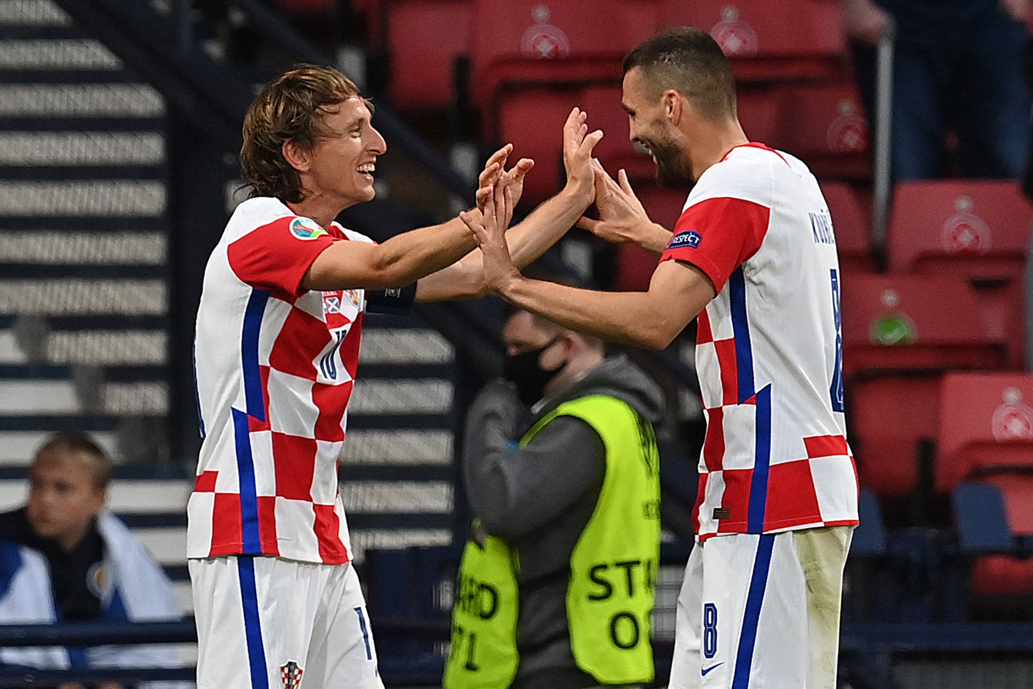 <p>Luka Modric has singled out Mateo Kovacic as his heir to the Croatian footballing throne </p>