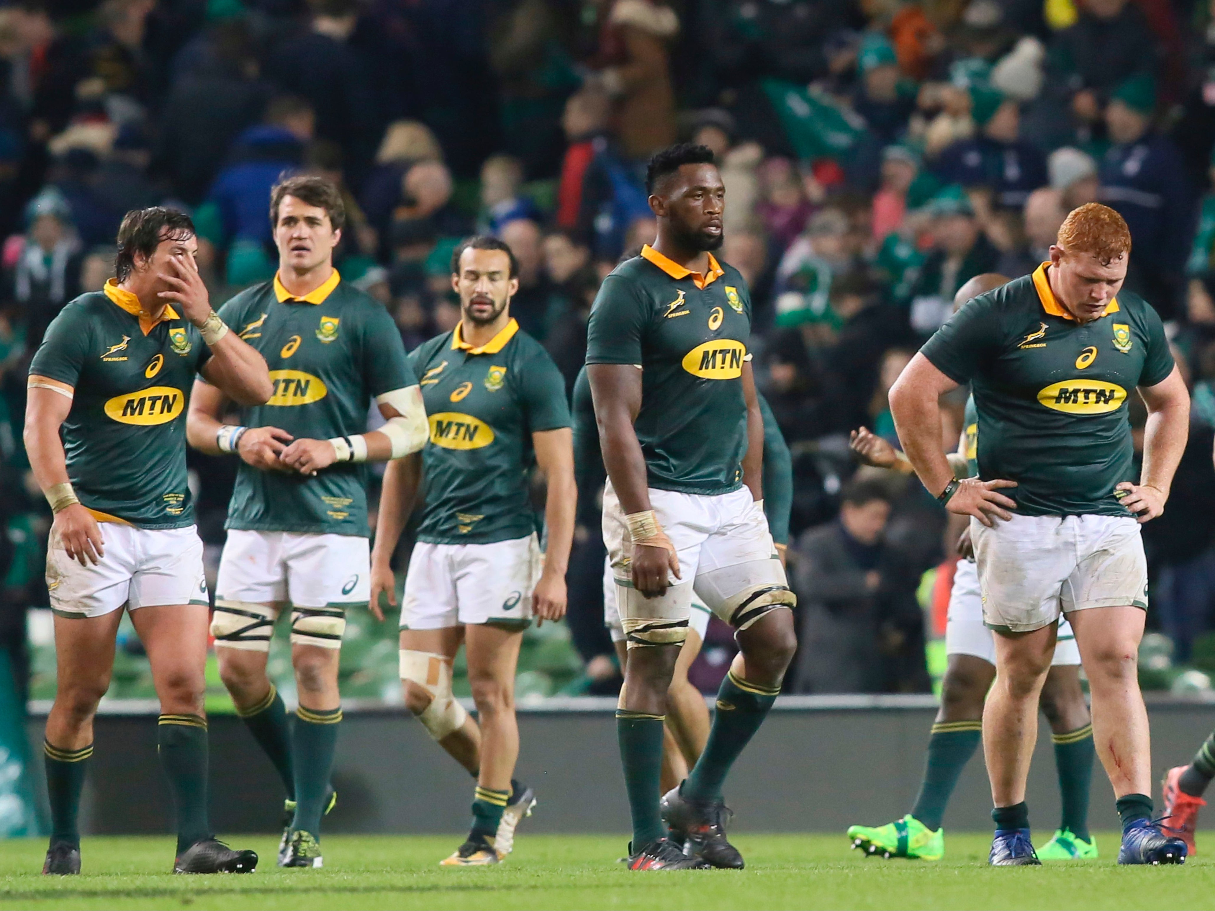 The Springboks have not faced the Irish since suffering a 38-3 thrashing in 2017