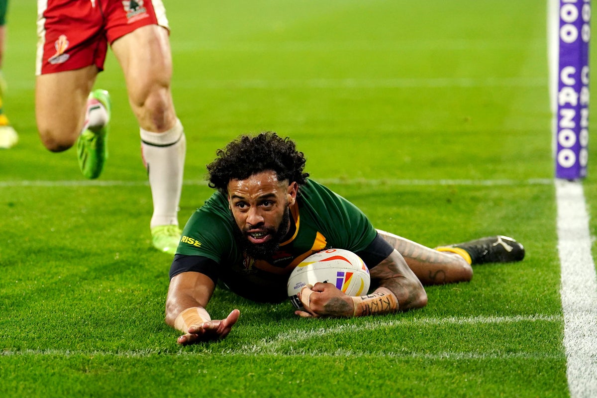 Josh Adoca Josh Addo-Carr scores five tries as Australia breeze into semi-finals ...