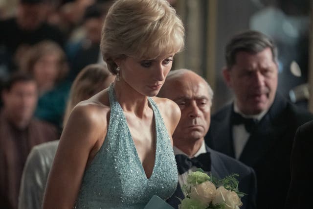 Elizabeth Debicki as Diana in The Crown (Keith Bernstein/Netflix/PA)