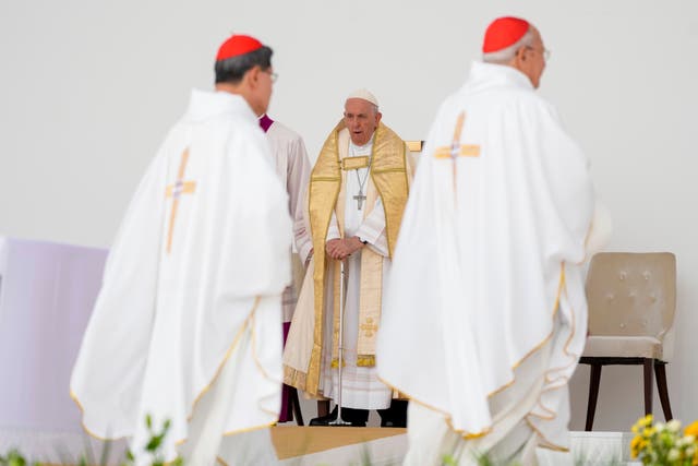 APTOPIX Bahrain Pope