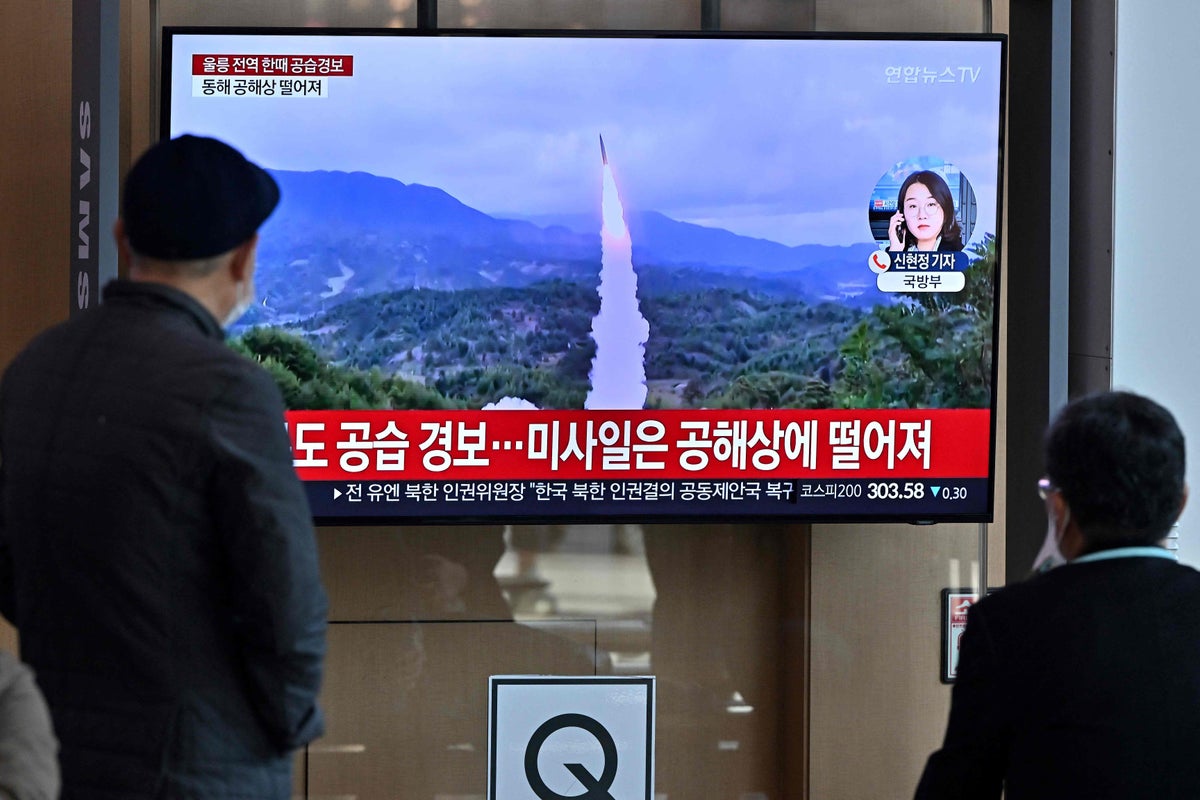 North Korea fires four ballistic missiles as tensions with south grow