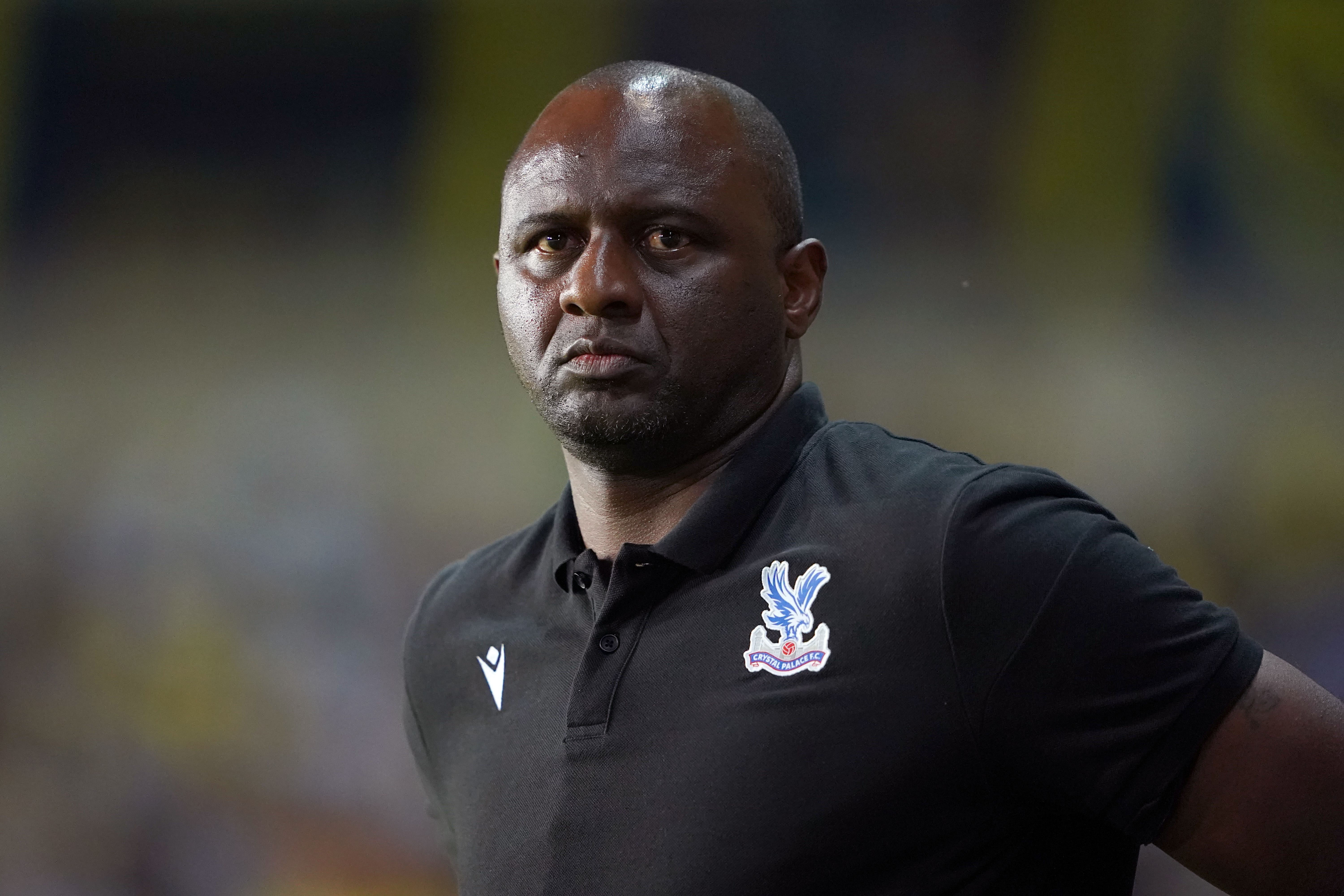 Crystal Palace boss Patrick Vieira has yet to see his side pick up an away win in the Premier League this season (Zac Goodwin/PA)
