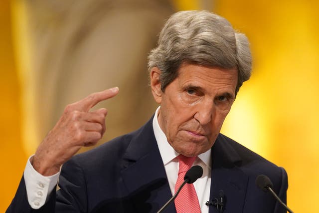 John Kerry said countries which are bigger users of fossil fuels have a greater responsibility (Yui Mok/PA)