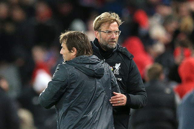 Antonio Conte says Liverpool are a ‘good example’ for Tottenham to follow