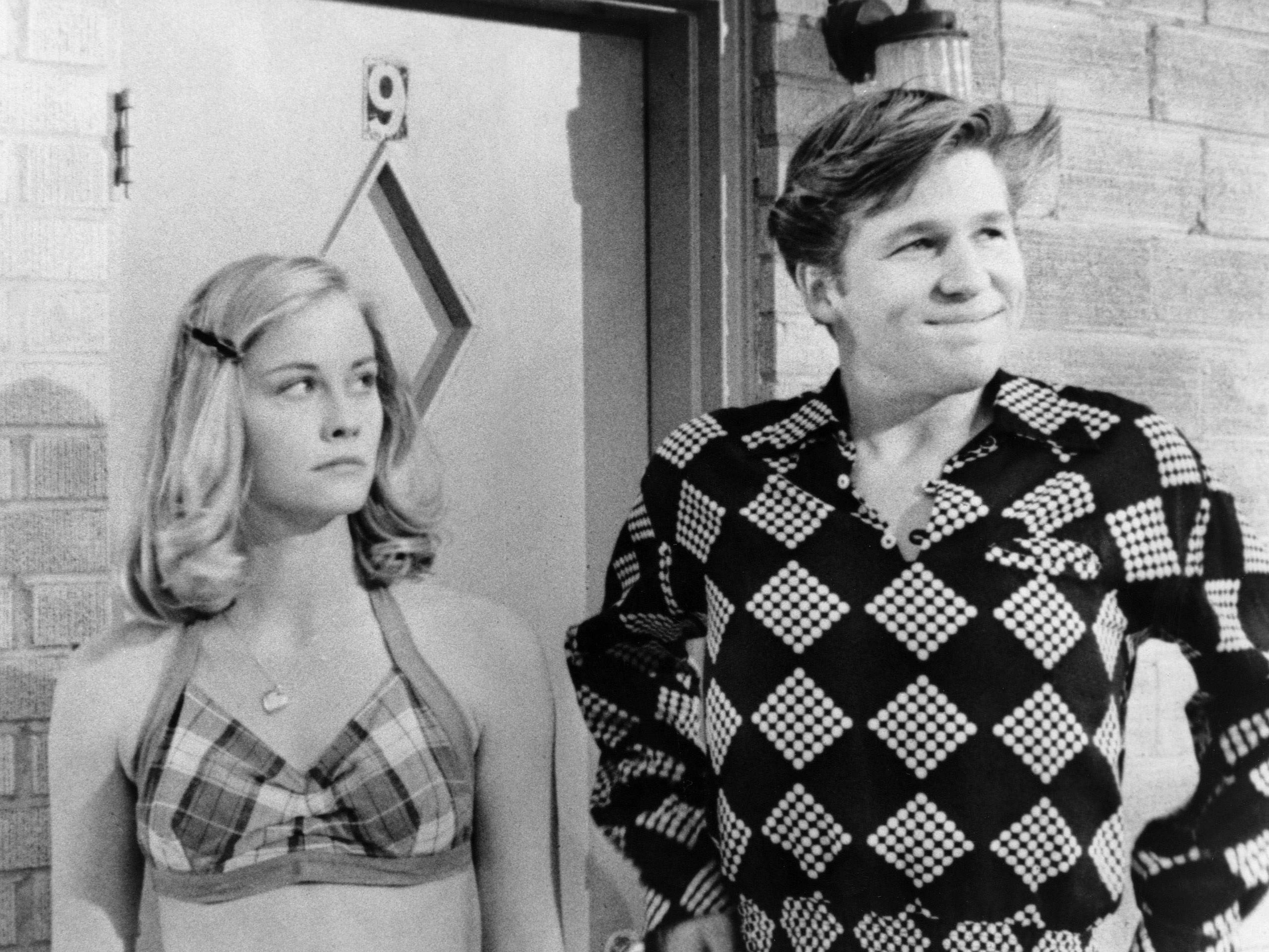 Cybill Shepherd and Bridges in Peter Bogdanovich’s ‘The Last Picture Show’