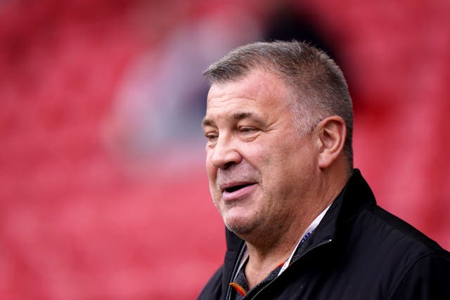 Shaun Wane will continue as England head coach after the World Cup (PA)