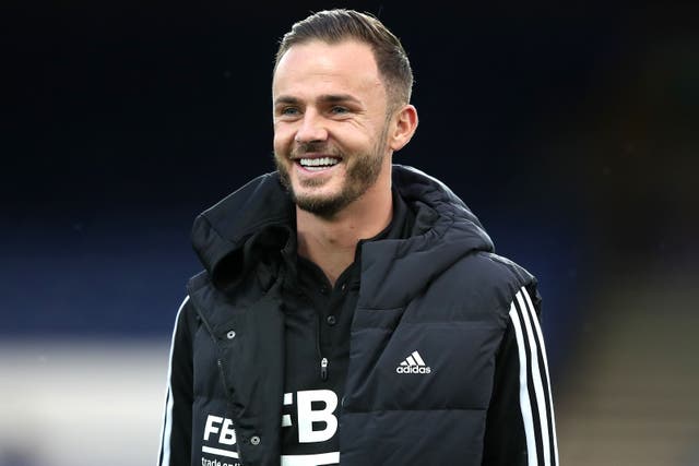 James Maddison is ‘built for a World Cup’, says Leicester boss Brendan Rodgers (Isaac Parkin/PA)