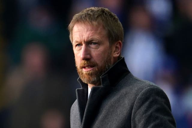 Graham Potter asked for more patience as he settles into the head coach’s chair at Chelsea (Nick Potts/PA)