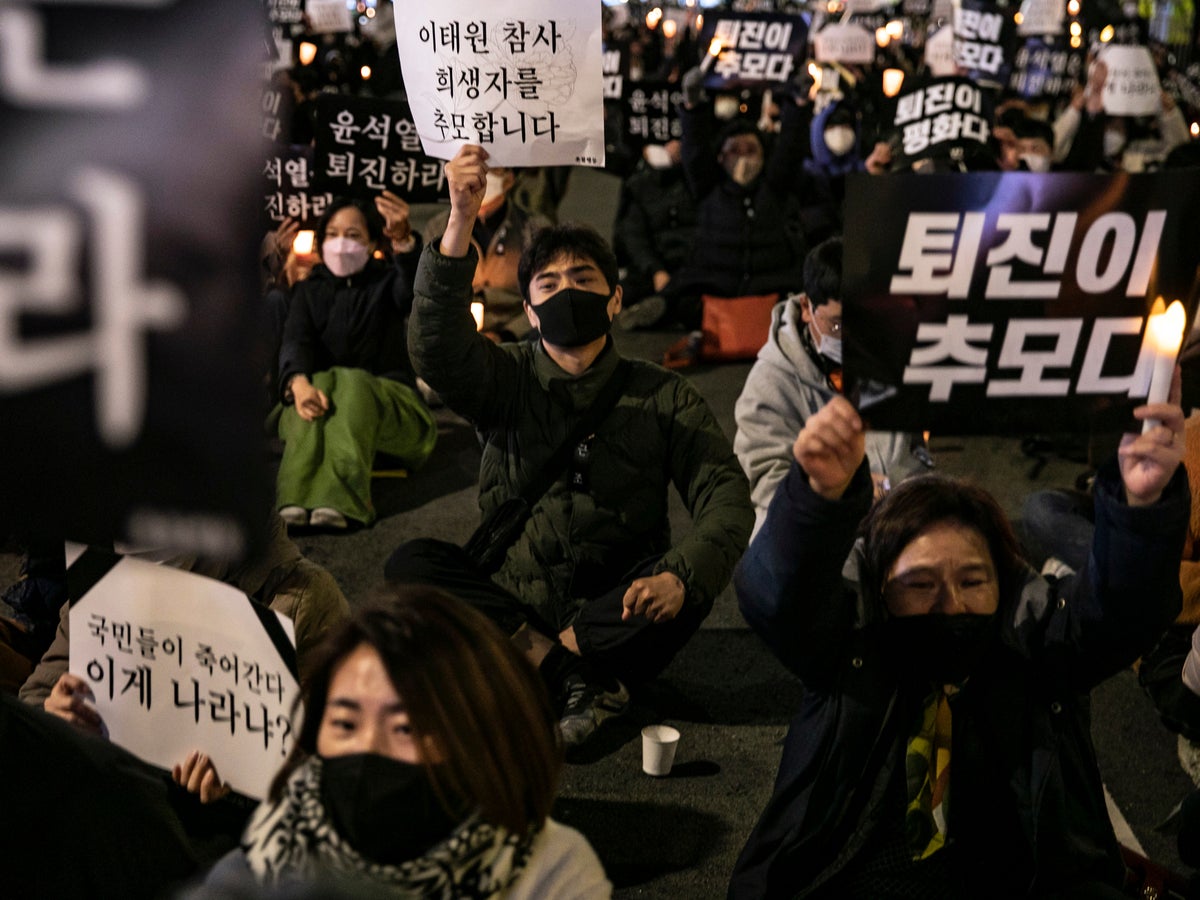 Public anger continues to build as mourners gather across Seoul to hold vigil over deadly Itaewon crush