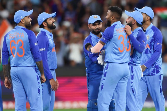 India are into the T20 World Cup semi-finals (Asanka Brendon Ratnayake/AP)