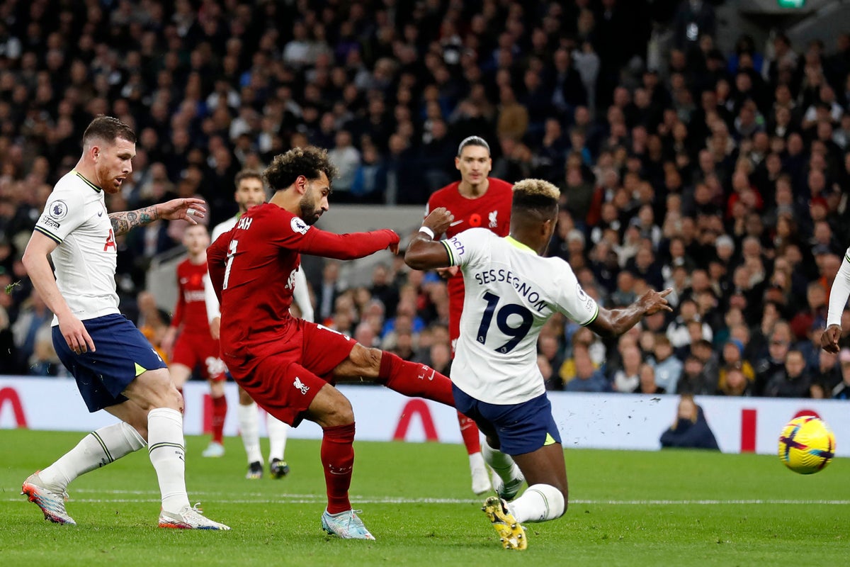 Tottenham vs Liverpool LIVE: Premier League latest score and updates as Mo Salah gives Reds early lead