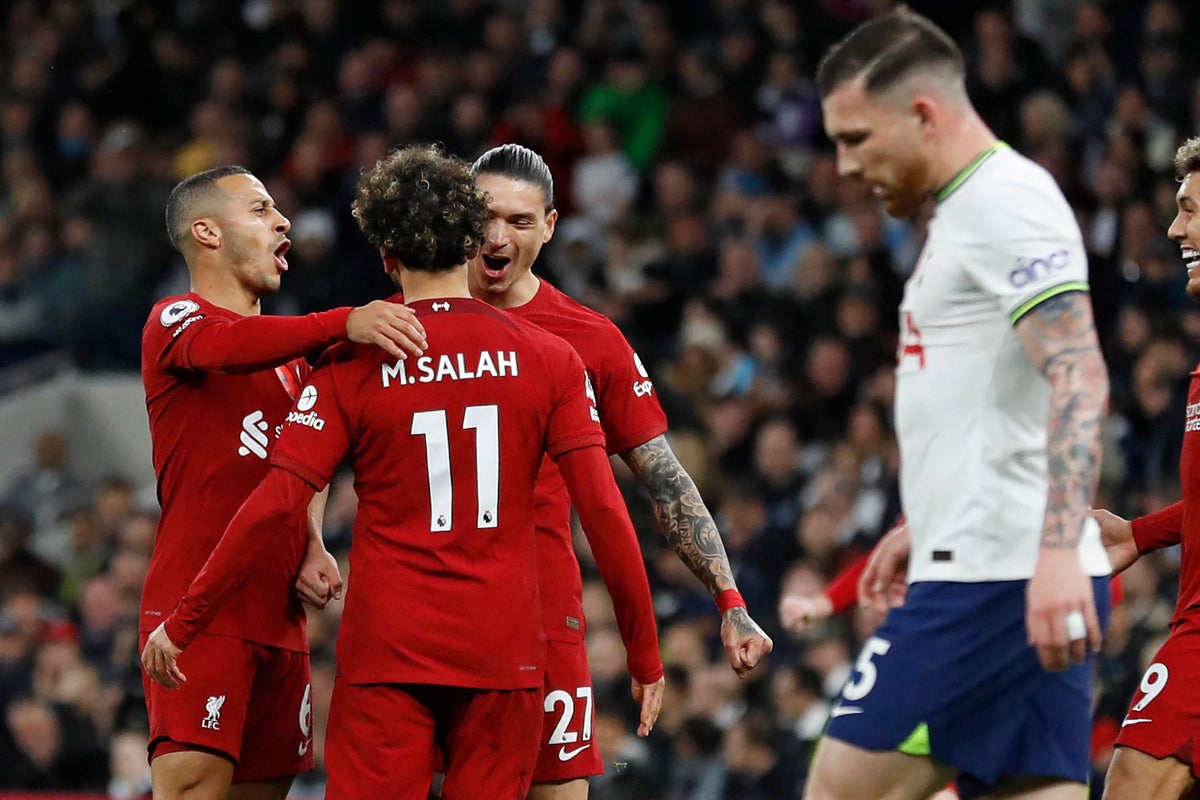 Mohamed Salah double just enough for Liverpool to see off Tottenham
