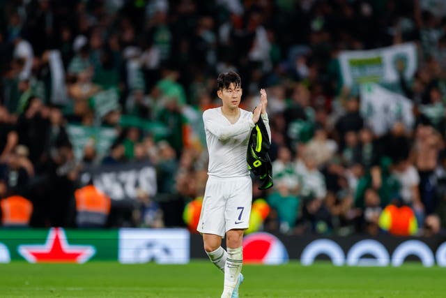 Son Heung-min has been backed to be fit for the World Cup by Tottenham boss Antonio Conte (Steven Paston/PA)