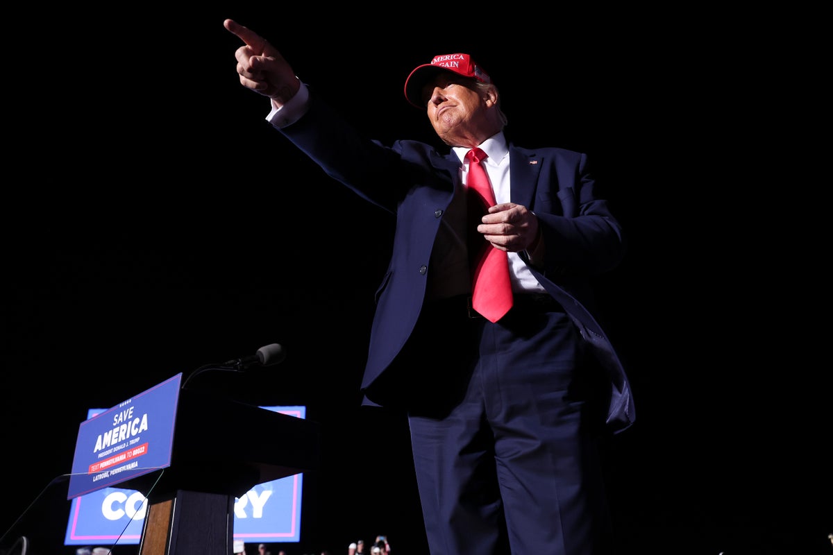 Half of Trump’s Pennsylvania rally crowd empties out before he’s done speaking