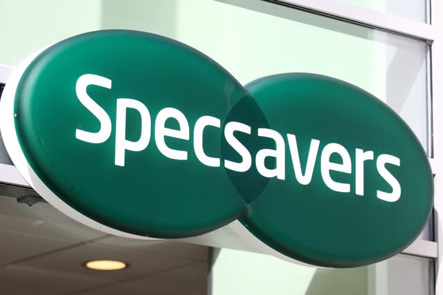 Specsavers opticians in Sheffield, South Yorkhire. Photo credit should read: Tim Goode/PA Wire
