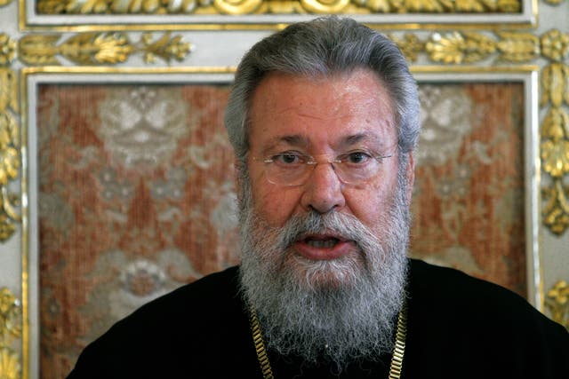 Cyprus Obit Archbishop Chrysostomos