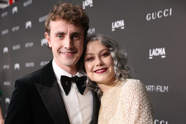 <p>Paul Mescal and Phoebe Bridgers attend the 10th Annual LACMA ART + FILM GALA in November 2021</p>