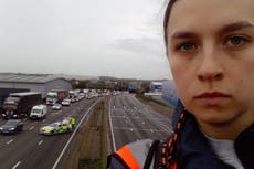 Just Stop Oil protesters on M25 deserve ‘Christmas in prison’, says Grant Shapps