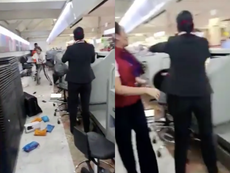 Woman physically attacks airport check-in staff after missing her flight