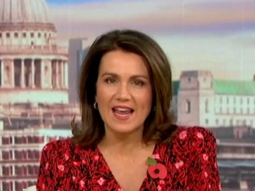 Susanna Reid is not impressed that ‘I’m a Celebrity’ contestant Matt Hancock has been allowed his phone