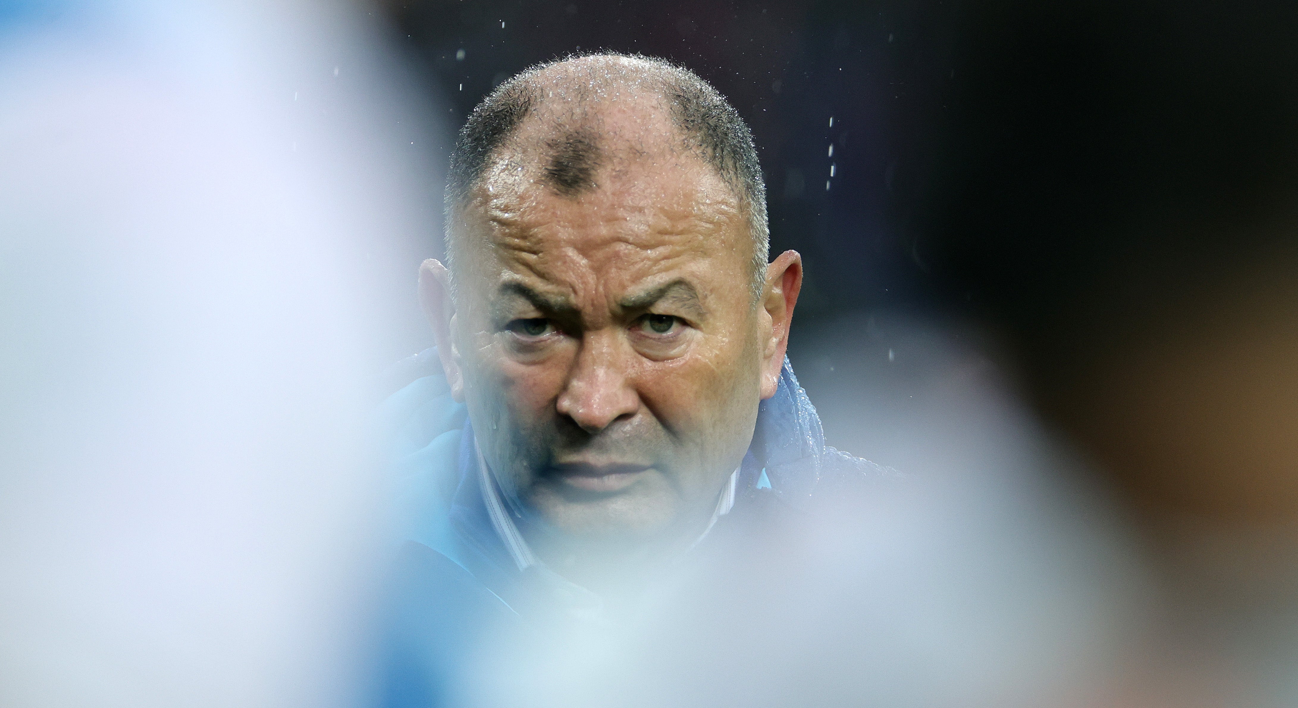 Eddie Jones looks on at Twickenham