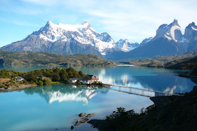 <p>Lake Pehoe, Torres del Paine National Park, Chile</p>