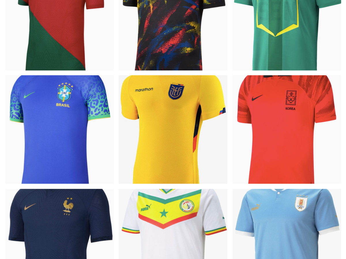 all world cup jerseys