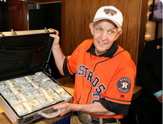 Astros superfan ‘Mattress Mack’ wins record $75m sports bet after housing hundreds of Texas hurricane victims