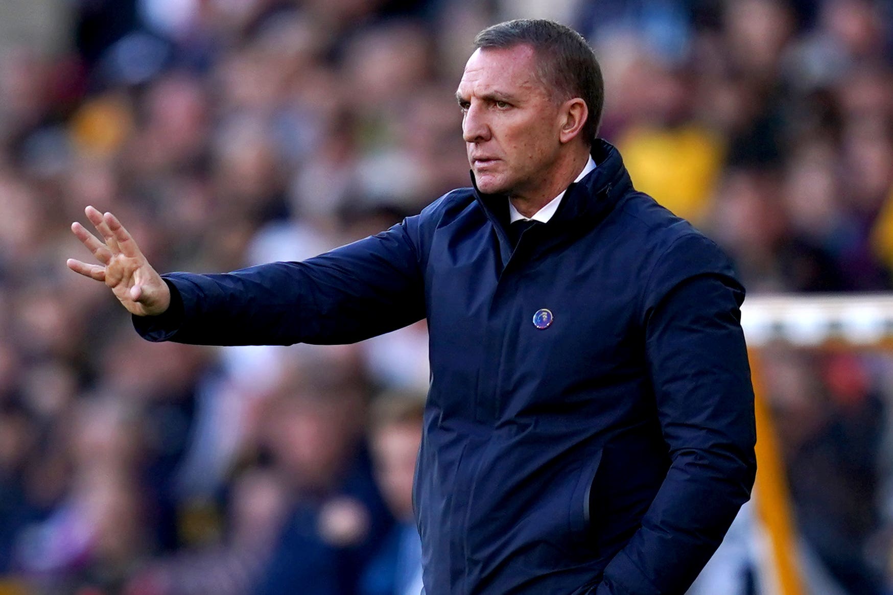 Leicester boss Brendan Rodgers is wary of suffering an upset (Nick Potts/PA)