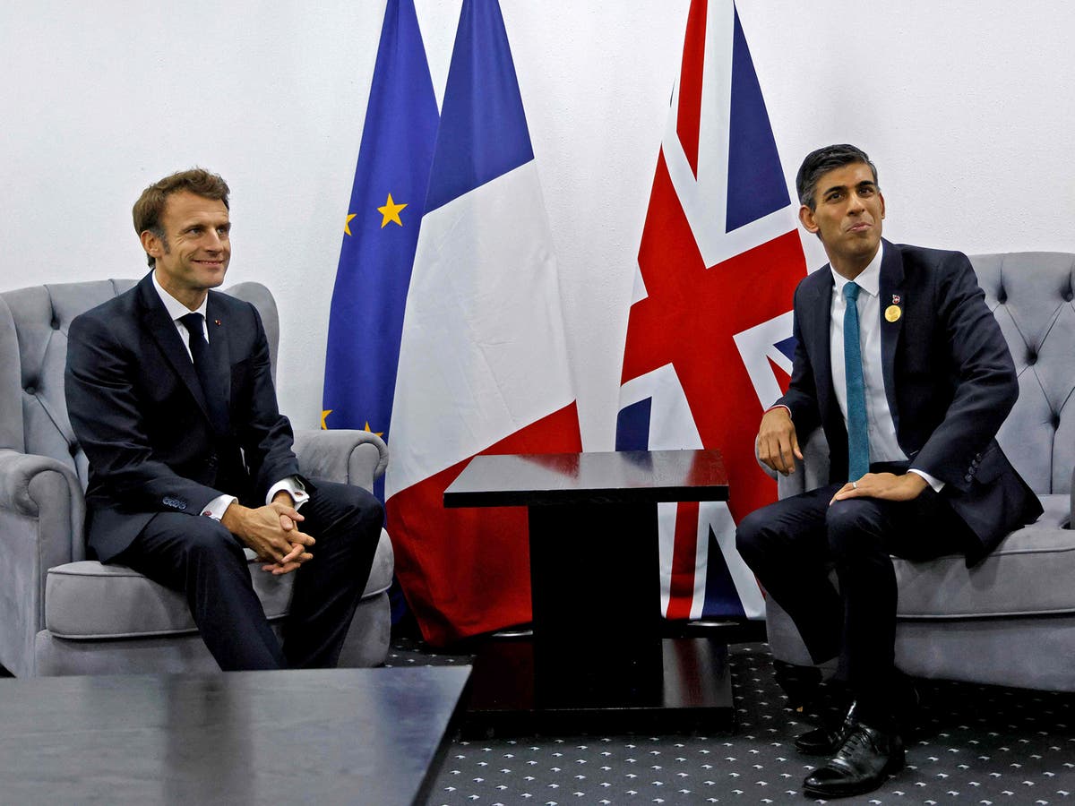 Macron baits Sunak ahead of England France World Cup game