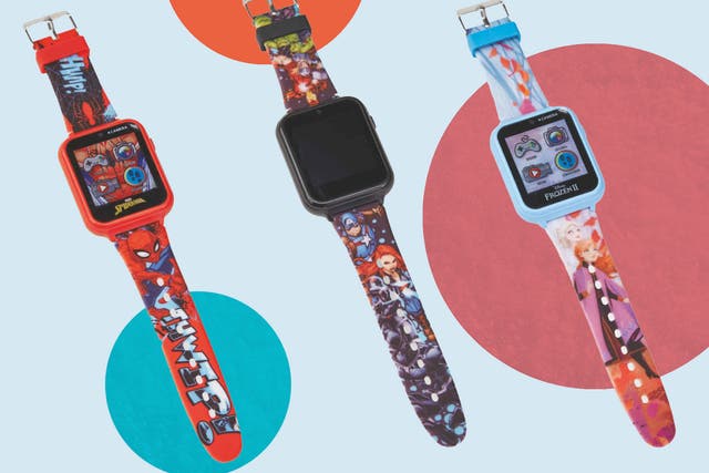 <p>The watches have a built-in camera, recorder, pedometer, alarm clock and games for kids to enjoy  </p>