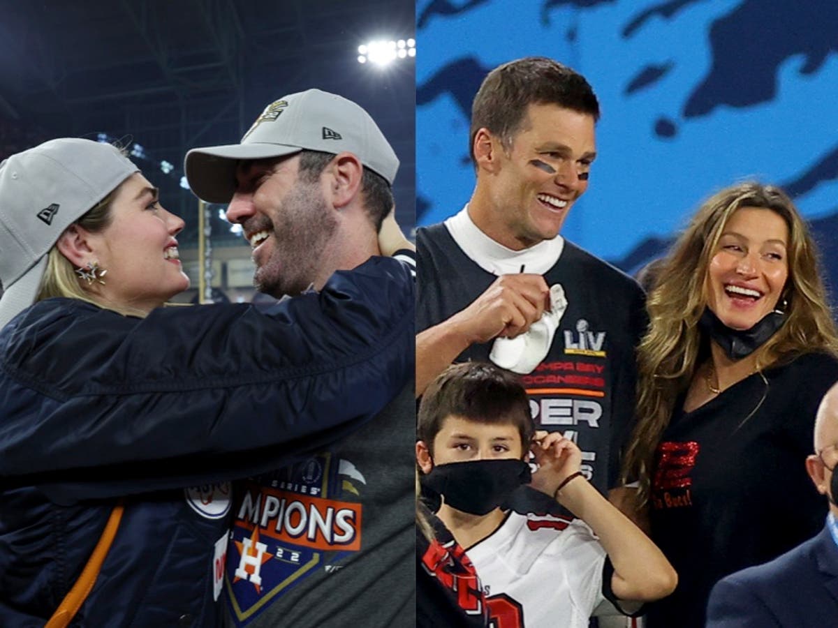 Fans compare Kate Upton and Justin Verlander's relationship to Tom Brady  and Gisele Bündchen after Astros win