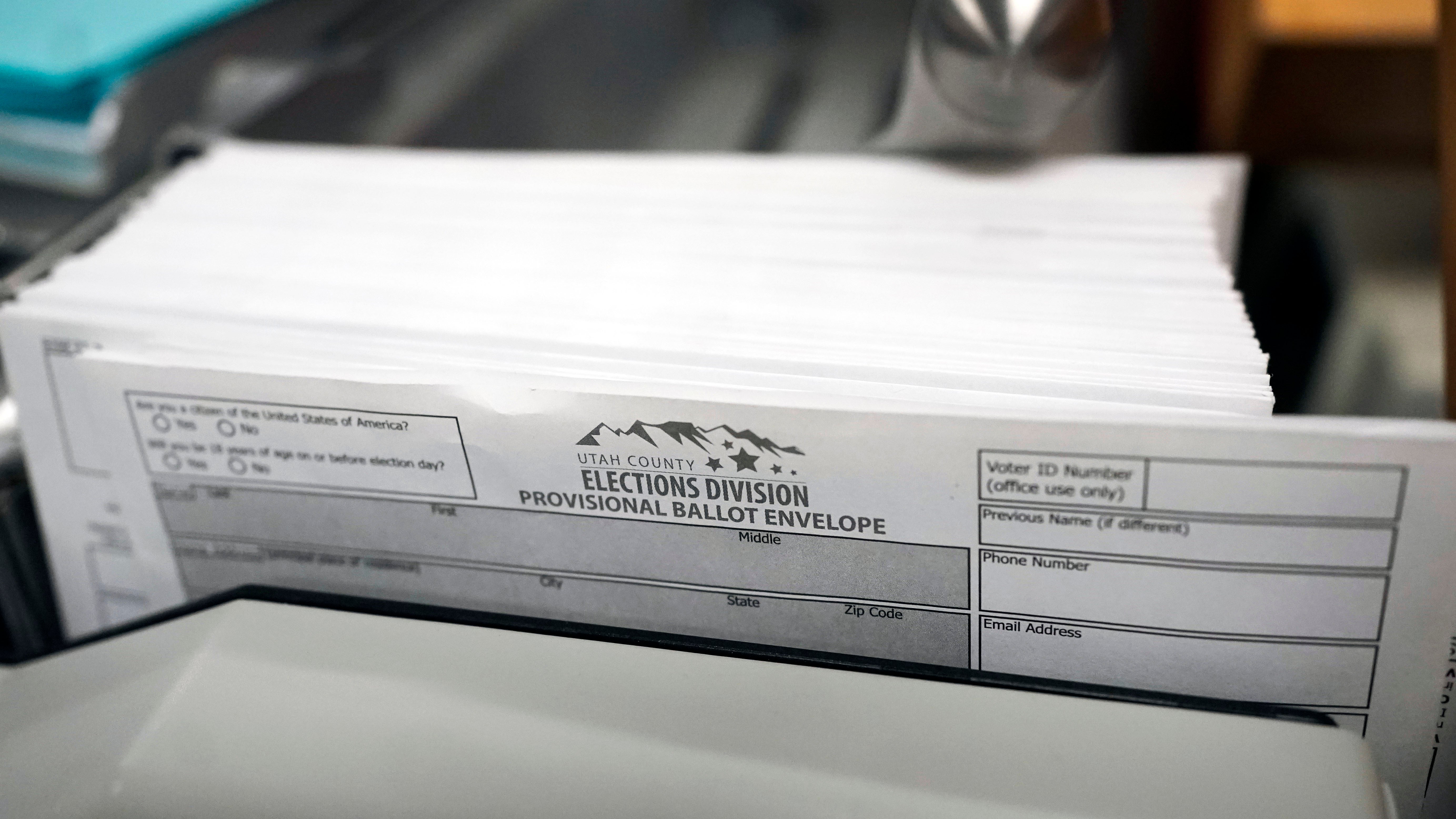 EEUU ELECCIONES 2022 BOLETA PROVISIONAL