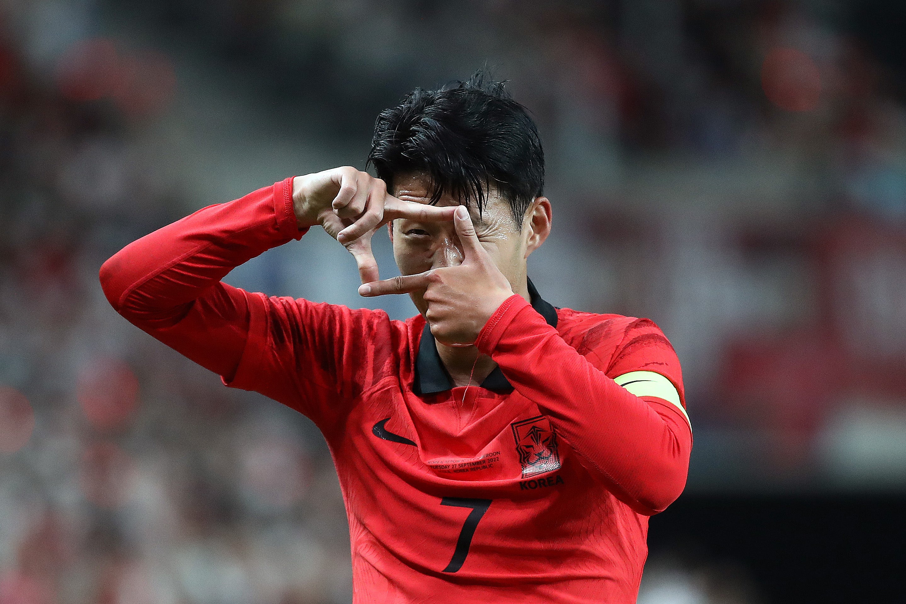 Son Heung-min suffered a left-eye fracture that left him in a race against time to be fit for the World Cup