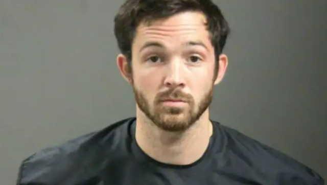 <p>John Tyson, 32, was arrested in Arkansas early in the morning on Sunday for after he was found sleeping in the wrong house and was allegedly intoxicated, police said</p>
