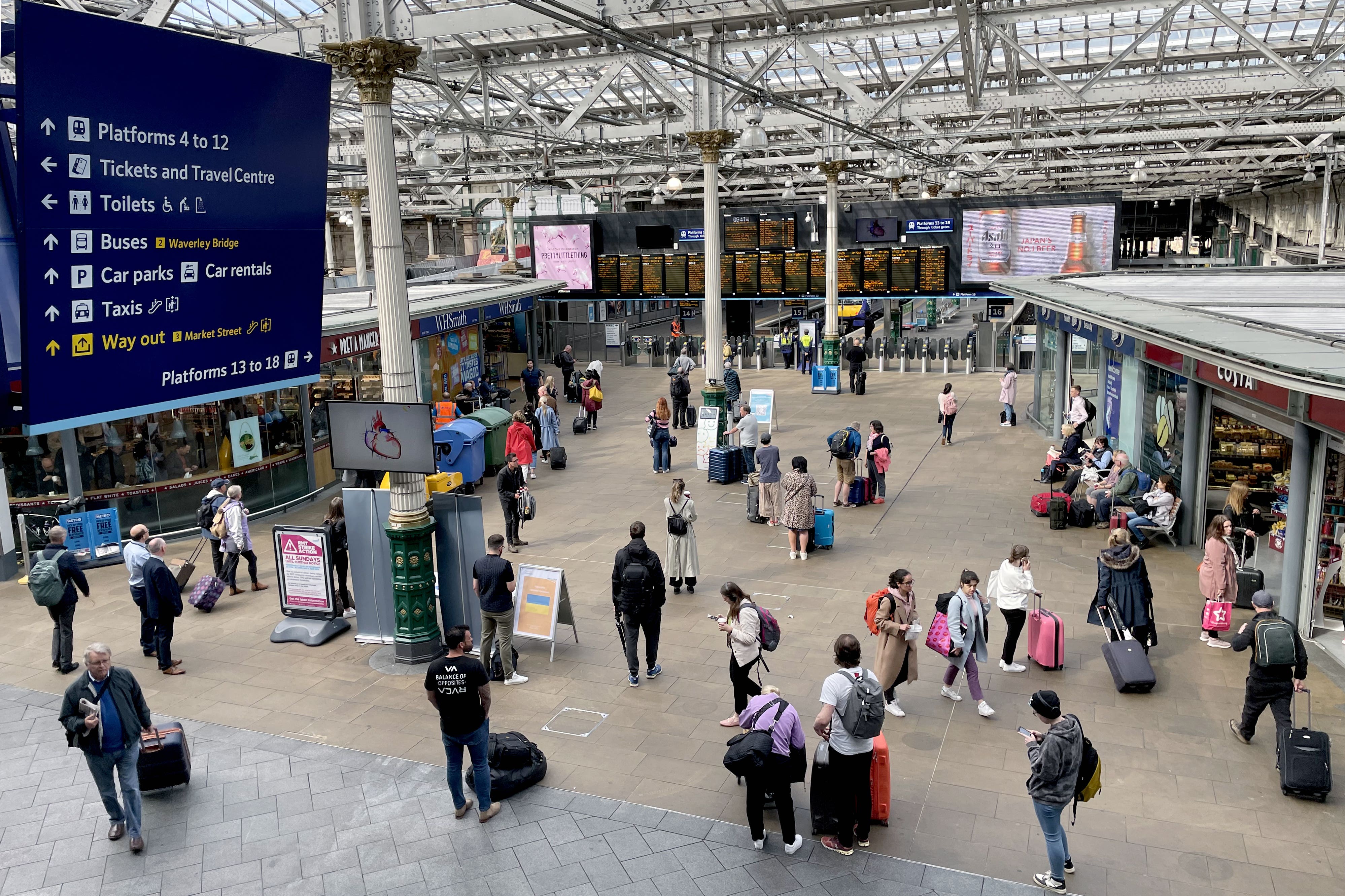 ScotRail services will return to normal on Tuesday (Jane Barlow/PA)