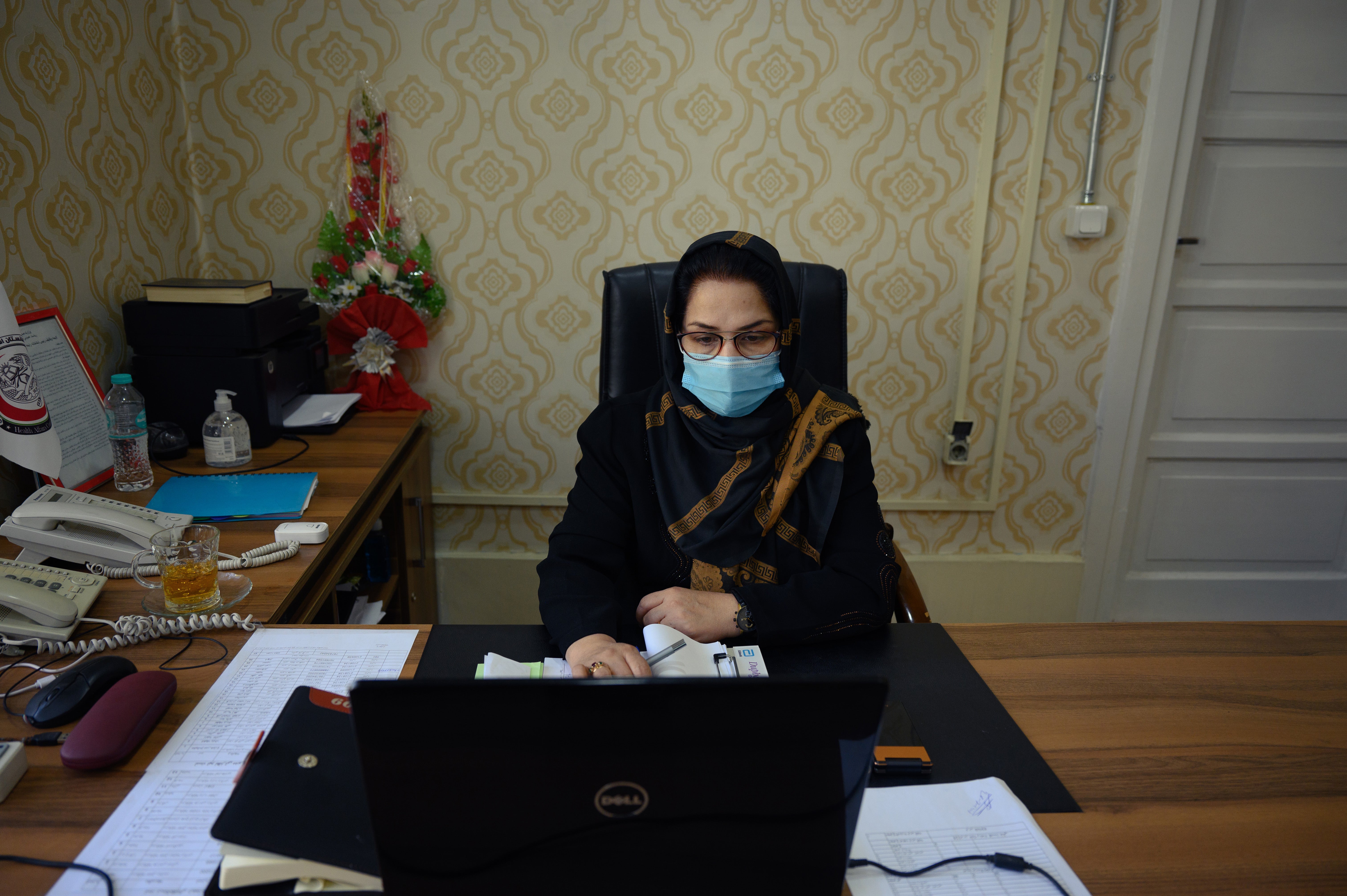 Dr Seemin Mishkin Mohmand, director of the Rabia Balkhi public women's hospital