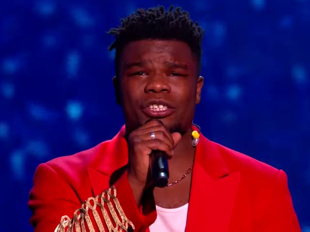 <p>Levi Davis appearing on Celebrity X Factor in 2019</p>