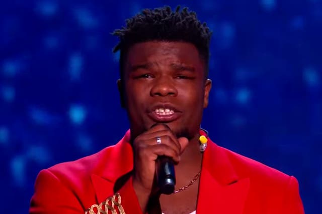 <p>Levi Davis appearing on Celebrity X Factor in 2019</p>