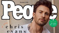 Chris Evans named People magazine's 'Sexiest Man Alive'
