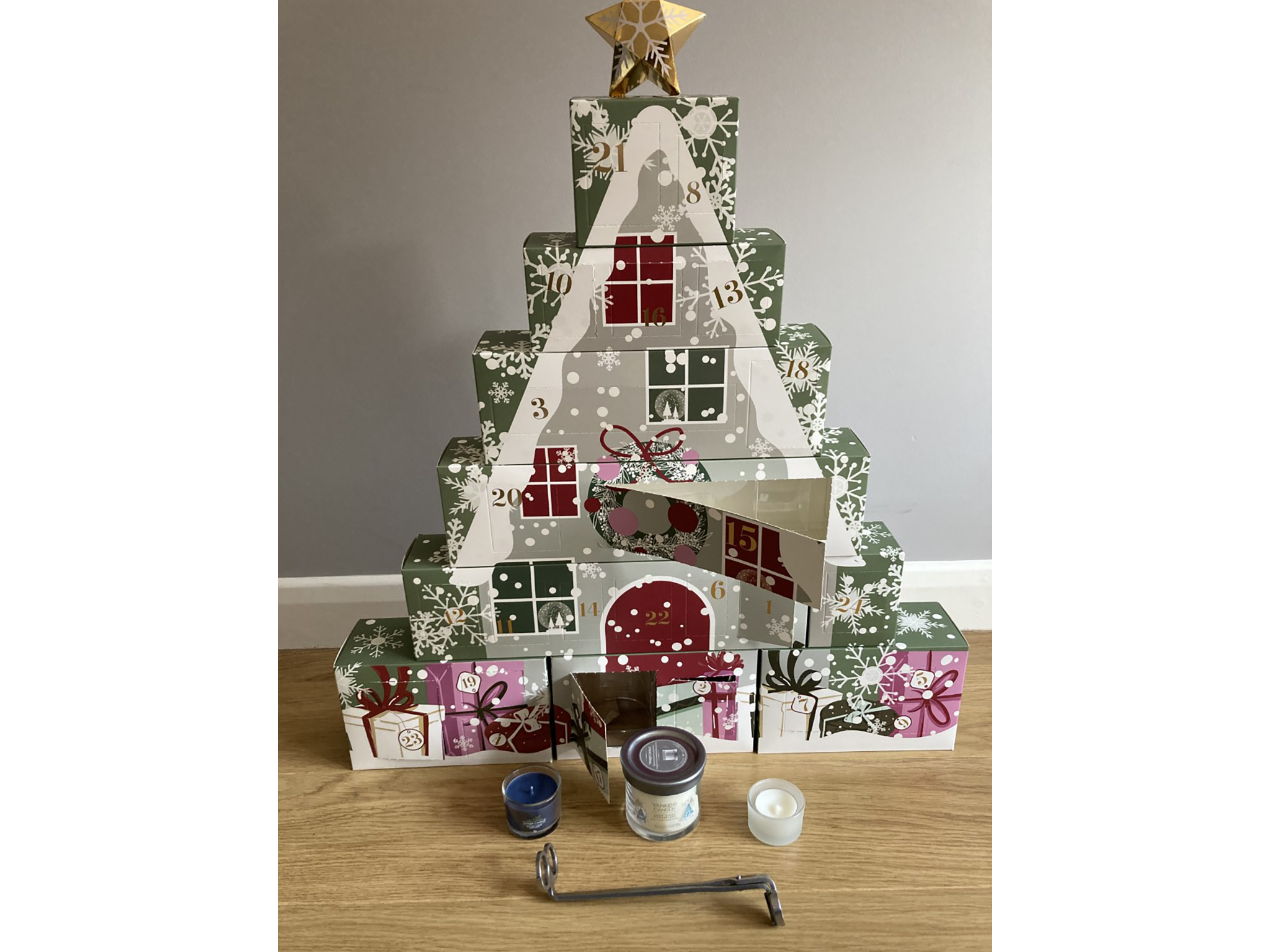 Yankee Candle advent tree