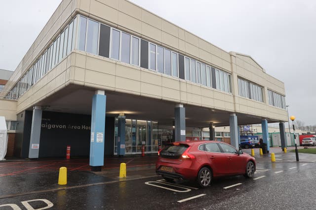 Craigavon Area Hospital where urologist Aidan O’Brian practised (PA)